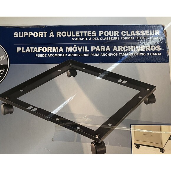 Space Solutions 18" File Caddy Black Deep Or Legal Size - Picture 11 of 11